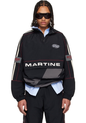Martine Rose Black & Gray Hockey Track Jacket