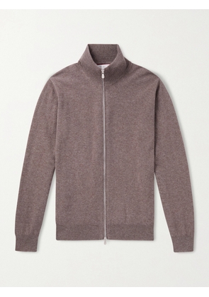 Brunello Cucinelli - Cashmere Zip-Up Sweater - Men - Neutrals - IT 46