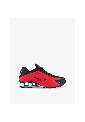 Mens Nike Shox R4 Leather and Mesh Mid-Top Trainers