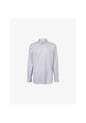 Mens Paul Smith Casual-Fit Long-Sleeves Cotton Shirt