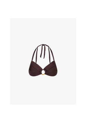 Womens Monday Bronte Wide-Rib Bikini Top