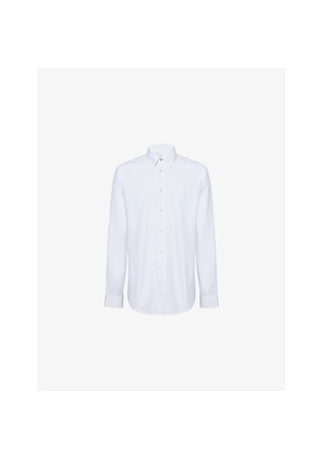 Mens Paul Smith Casual-Fit Long-Sleeves Cotton Shirt