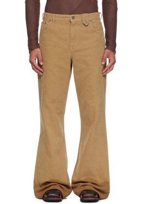 EGONlab Beige Samy Wide Leg Jeans