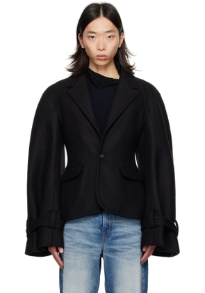 EGONlab Black Raglan Tailoring Blazer
