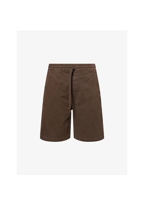 Mens Carhartt WIP Floyd Brand-Patch Cotton Shorts