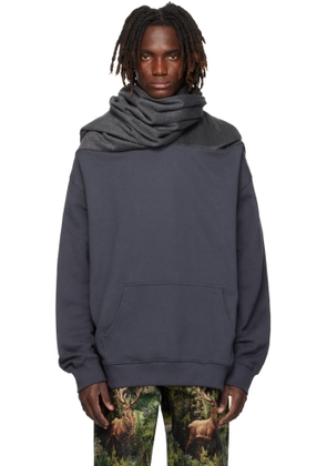 Bless SSENSE Exclusive Gray Loopsweater Hoodie