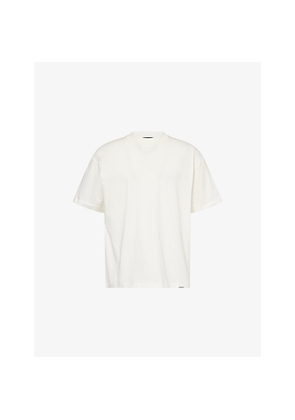 Mens Represent Initial Oversized Cotton-Jersey T-Shirt
