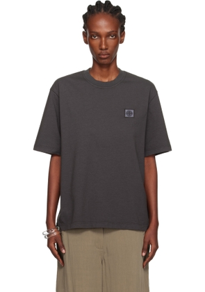 Stone Island Gray 2100025 Combed Organic Cotton Jersey T-shirt