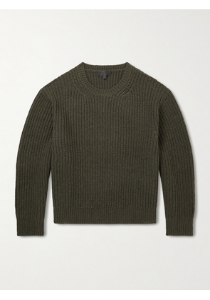 Nili Lotan - Tyler Ribbed Merino Wool Sweater - Men - Green - S
