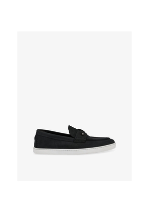 Mens Christian Louboutin Chambeliboat Leather Boat Shoes