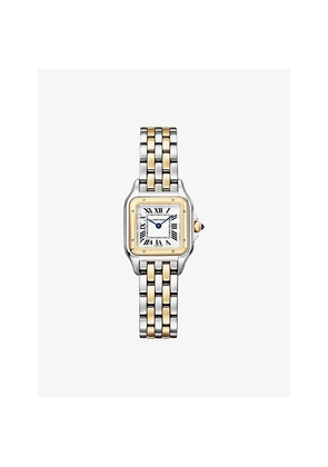 Crw2Pn0018 Panthère De Cartier Small 18ct Yellow-Gold and Steel Quartz Watch