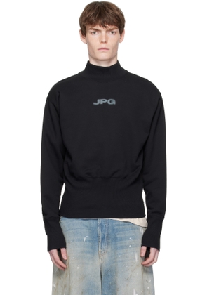 Jean Paul Gaultier Black Cropped Sweatshirt