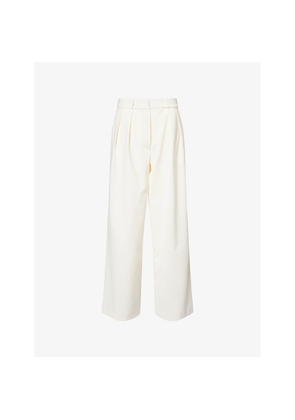 Womens The Frankie Shop Ripley Pleated Stretch-Woven Trousers
