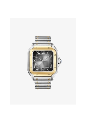 Crw2Sa0032 Santos De Cartier Large Stainless-Steel And18ct Yellow-Gold Automatic Watch