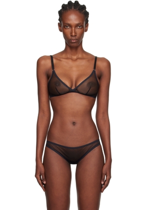 Yasmine Eslami Black Jeanne Soft Bra