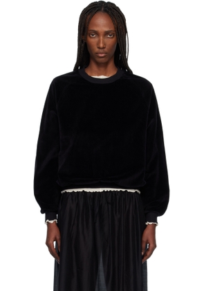 Baserange Black Rim Raglan Sweatshirt