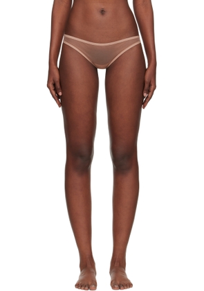Yasmine Eslami Beige Jeanne Briefs