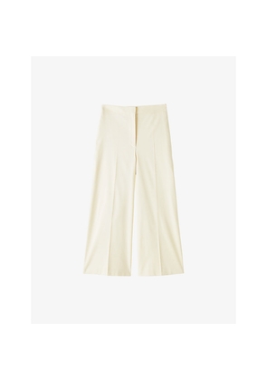 Womens Joseph Temple Cropped Stretch-Gabardine Trousers