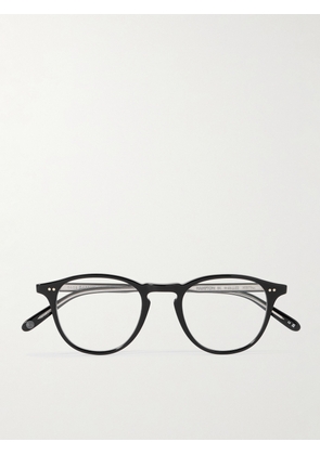 Garrett Leight California Optical - Hampton Round-Frame Acetate and Silver-Tone Optical Glasses - Men - Black