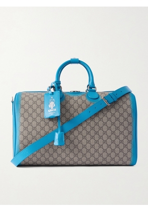 Gucci - GG Icon Printed Leather Duffle Bag - Men - Neutrals