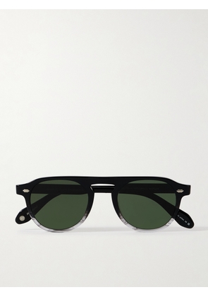 Garrett Leight California Optical - Harding Aviator-Style Two-Tone Acetate Sunglasses - Men - Black