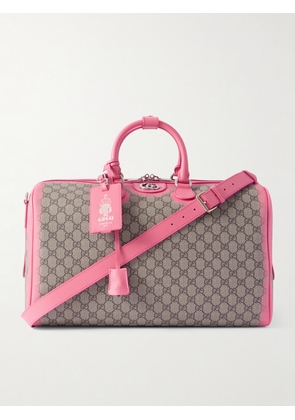 Gucci - GG Icon Printed Leather Duffle Bag - Men - Neutrals