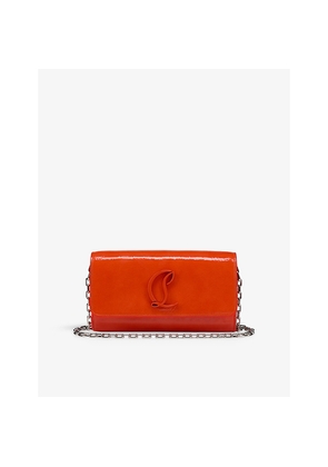 Womens Christian Louboutin Loubi54 Leather Wallet On Chain