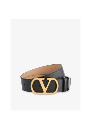 Womens Valentino Garavani Vlogo Signature Reversible Leather Belt