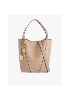 Womens Chloe Spin Small Leather Tote Bag