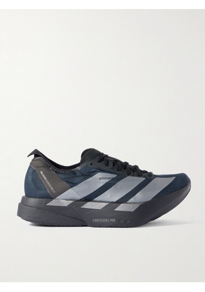 ADIDAS RUNNING - Adizero Adios Pro 4 Rubber-Trimmed Ripstop Running Sneakers - Men - Black - 6.5