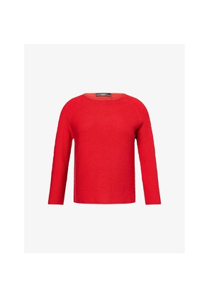 Womens Weekend Max Mara Addotto Relaxed-Fit Knitted Cotton Jumper