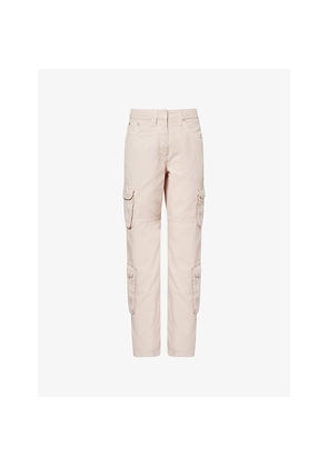 Womens Represent Spoiler Cargo Wide-Leg Woven Trousers