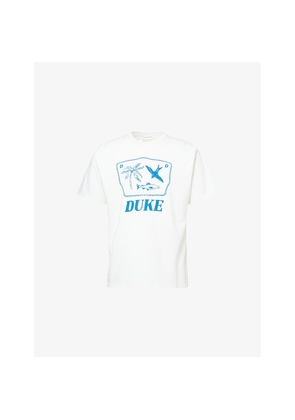 Mens Duke & Dexter Holiday Graphic-Print Cotton T-Shirt