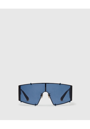 Stella McCartney - Translucent Rectangle Sunglasses, Woman, Blue