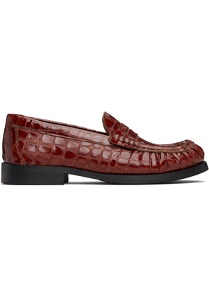 VINNY's Brown Ogee Loafers