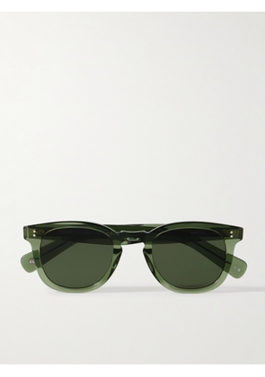 Garrett Leight California Optical - Kinney II Round-Frame Acetate Sunglasses - Men - Green