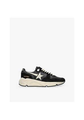 Mens Golden Goose Running Sole Leather Low-Top Trainers