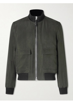 TOM FORD - Gabardine Bomber Jacket - Men - Green - IT 44
