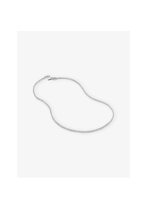 Womens Carat London Lexi Tennis Sterling-Silver and Cubic Zirconia Necklace