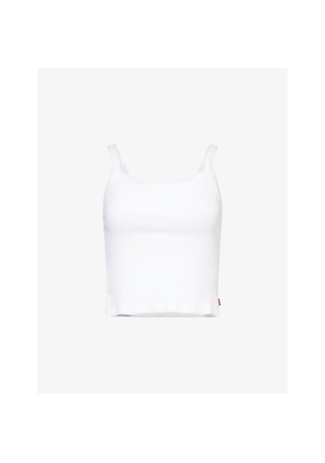 Womens Levis Essential Sporty Rib Cotton-Jersey Tank Top