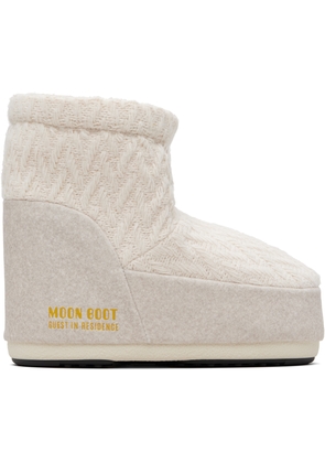 Guest in Residence Off-White Moon Boot Edition Icon Low No Lace Knit Boots