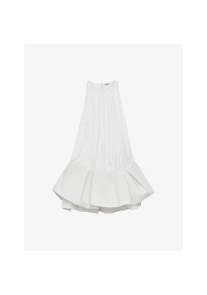 Womens Loewe Flamenco Sleeveless Woven Mini Dress