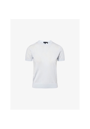 Womens Theory Basic Short-Sleeves Wool T-Shirt