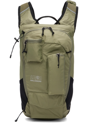 MM6 Maison Margiela Khaki Salomon Edition Numeric Nylon Backpack