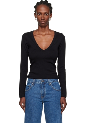 FLORE FLORE Black Dewi Longsleeve T-shirt