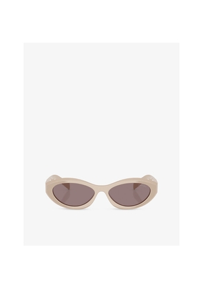 Womens Prada Pr 26Zs Irregular-Frame Acetate Sunglasses
