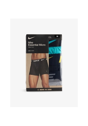 Mens Nike Essentials Micro Dri-Fit Pack-Of-Three Stretch-Woven Trunks