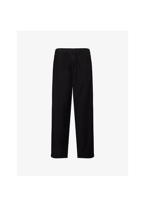 Mens 7 For All Mankind Drawstring Relaxed-Fit Woven Jogging Bottoms