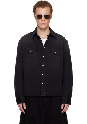 Givenchy Black Classic Denim Shirt