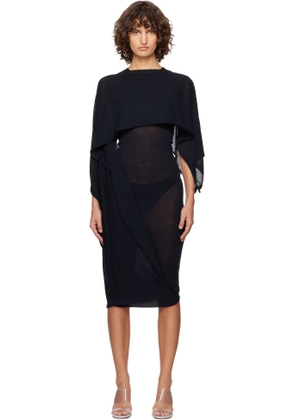 Paloma Wool Black Willy Midi Dress